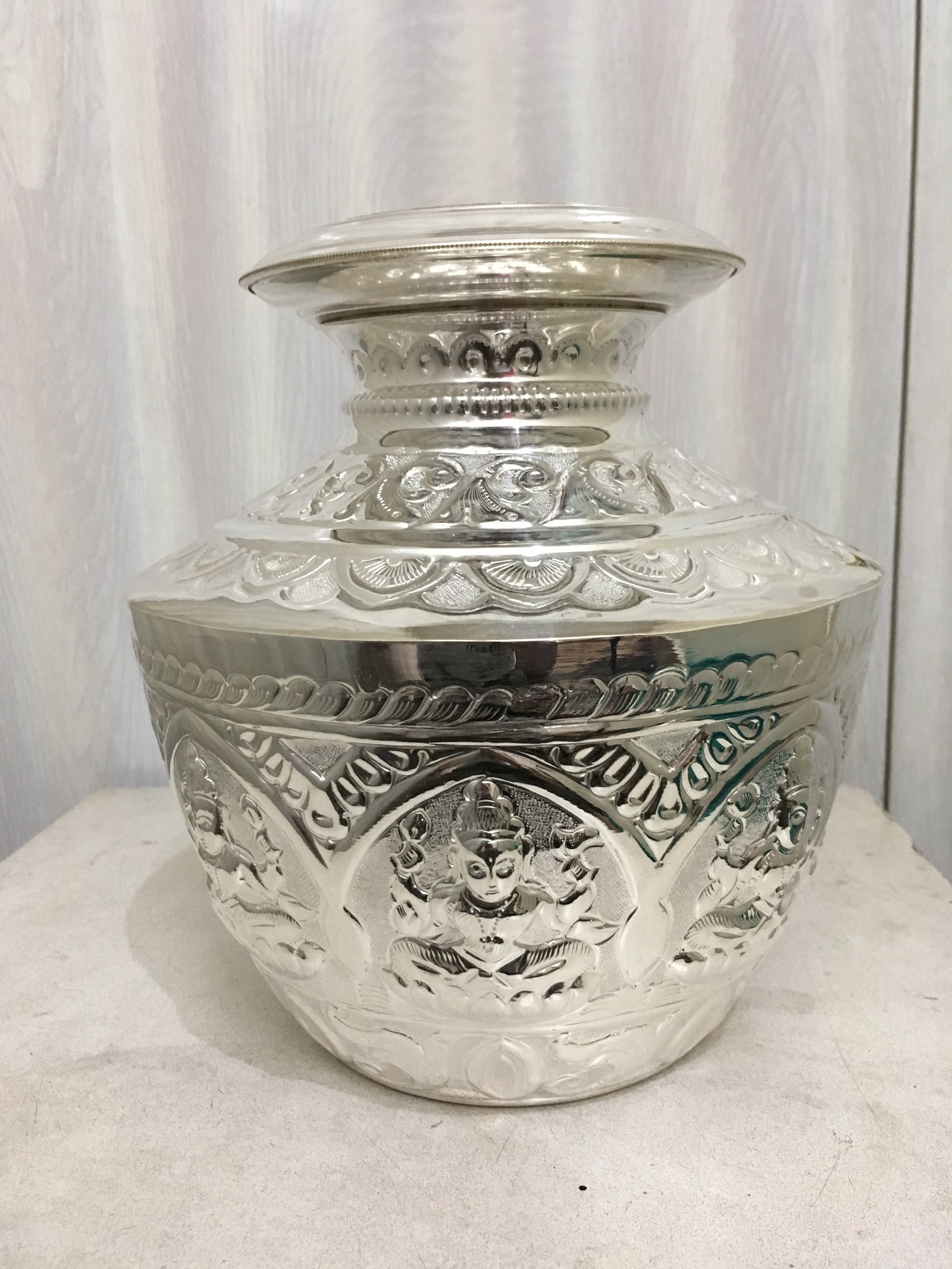 Silver Astalakshmi Kudam